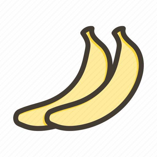 Bananas, fruit, food, healthy, fresh icon - Download on Iconfinder