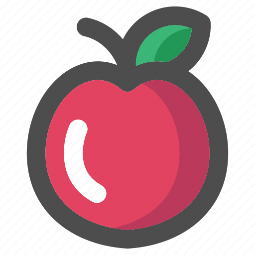 Apple fruit, fresh, fruit, healthy, tropical icon - Download on Iconfinder
