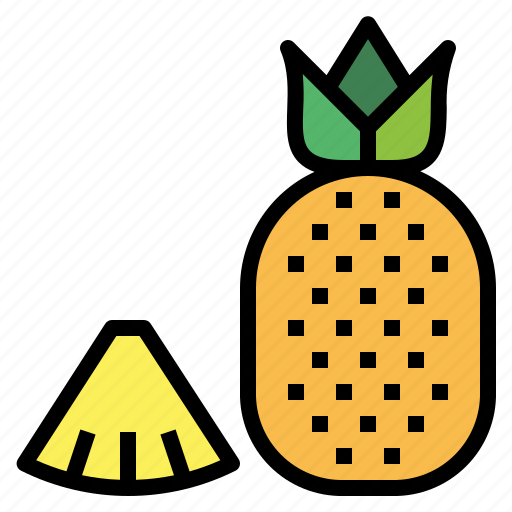 Food, fresh, fruit, pineapple, tropical icon - Download on Iconfinder