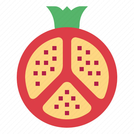 Food, fresh, fruit, pomegranate, tropical icon - Download on Iconfinder