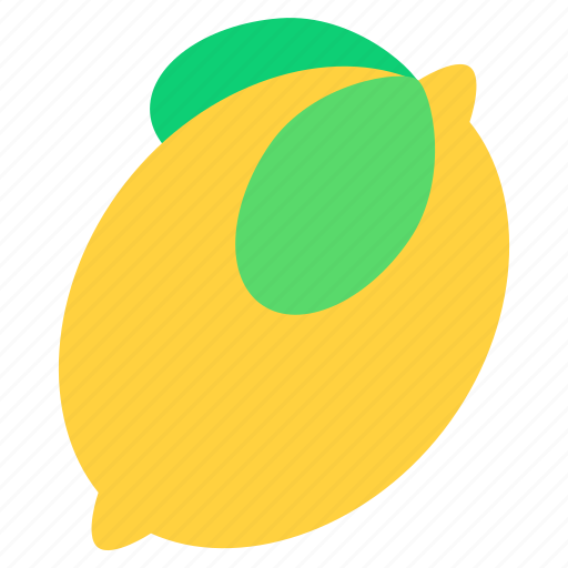 Lemon, fruit, sweet, citrus, dessert, food icon - Download on Iconfinder