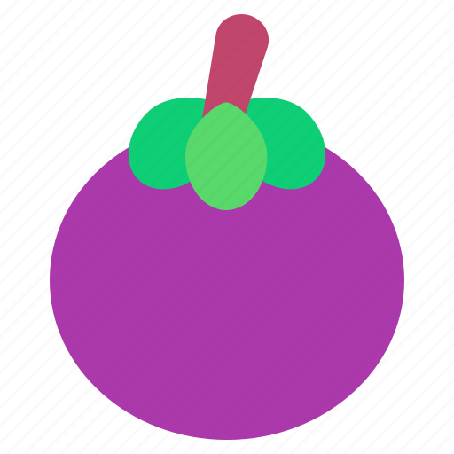 Mangosteen, fruit, food, vegetarian, diet icon - Download on Iconfinder