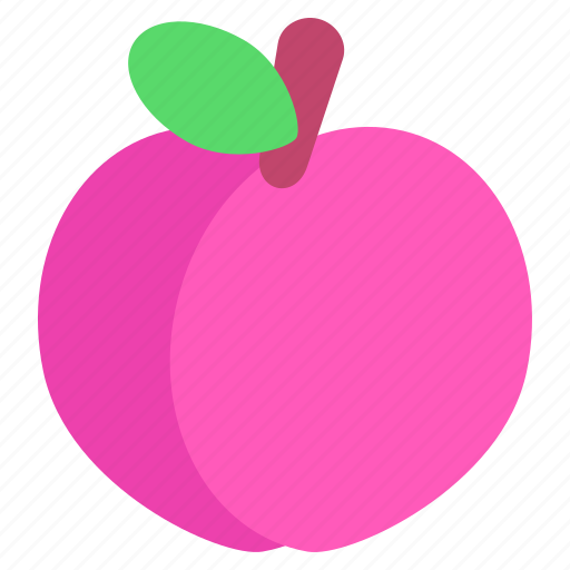 Peach, vegan, fruit, organic, food, diet, farming icon - Download on Iconfinder