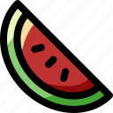 beach, fruit, slice, summer, tropical, watermelon, watermelon slice