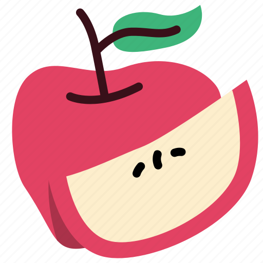 Apple, slice, fruit, healthy icon - Download on Iconfinder