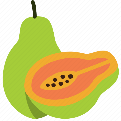 Papaya, slice, fruit, tropical icon - Download on Iconfinder