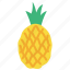 pineapple, fruit, ananas, healthy 