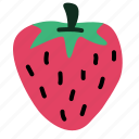 strawberry, berry, fruit, fresh