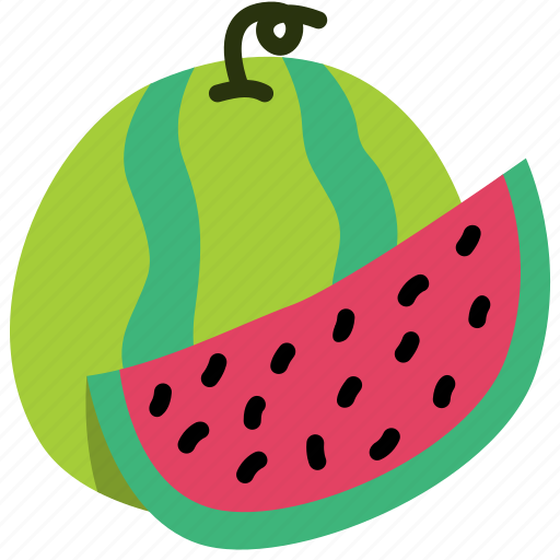 Watermelon, slice, fruit, food icon - Download on Iconfinder