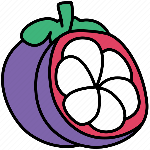 Mangosteen, fruit, healthy, food icon - Download on Iconfinder