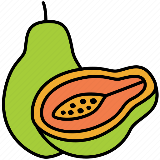 Papaya, slice, fruit, sweet icon - Download on Iconfinder