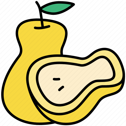 Pear, slice, fruit, healthy icon - Download on Iconfinder