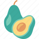avocado, fruit, healthy