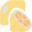 lemon, fruit, food 