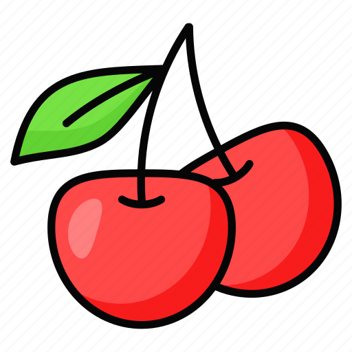 Cherries, berries, food, fruit, juicy, tropical, nutritious icon - Download on Iconfinder