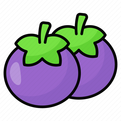 Mangosteen, fruit, healthy, food, tropical, delicious, organic icon - Download on Iconfinder