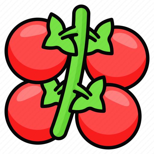 Cherry, tomatoes, healthy, food, fruit, organic, diet icon - Download on Iconfinder