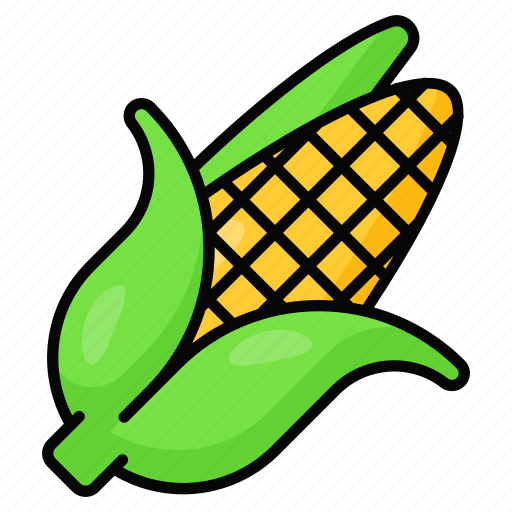Corn, maize, food, cob, vegetable, healthy, diet icon - Download on Iconfinder