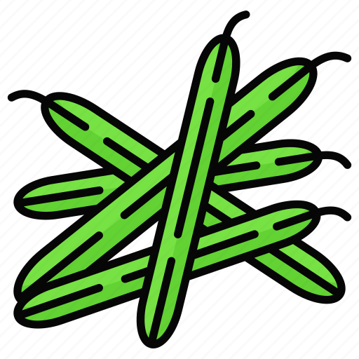 Beans, green, pods, pea, string, nutrition, healthy icon - Download on Iconfinder