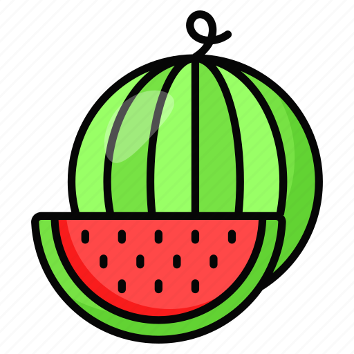 Watermelon, food, fruit, juicy, healthy, organic, seasonal icon - Download on Iconfinder