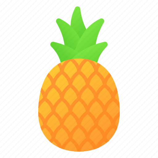 Pineapple, fruit, food, tropical, healthy, juicy, refreshing icon - Download on Iconfinder