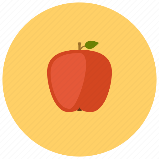 Apple, food, fruit, organic icon - Download on Iconfinder