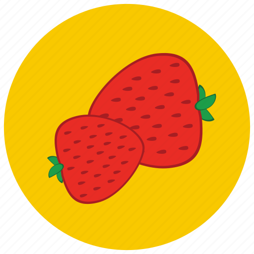 Food, fruit, organic, strawberries icon - Download on Iconfinder