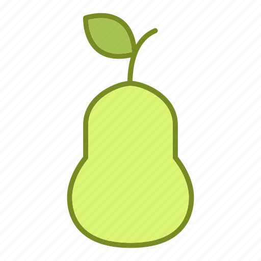 Food, fruits and vegetables, health, nutrition, pear icon - Download on Iconfinder