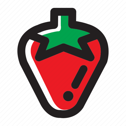 Berry, food, fruit, organic, strawberry icon - Download on Iconfinder