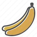 banana, food, fruit, healthy, organic