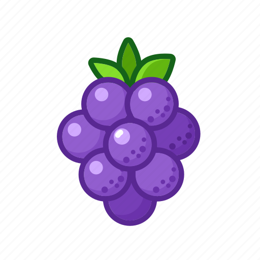 Berry, bone, fruit, grape, sweet, cartoon, food icon - Download on Iconfinder