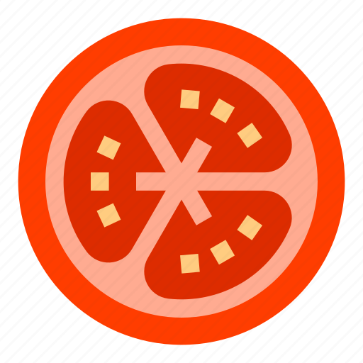 Cooking, food, pomodoro, slice, tomato, vegetable icon - Download on Iconfinder