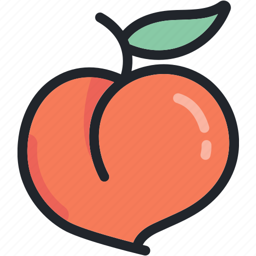 Dessert, food, fruit, healthy, meal, peach icon - Download on Iconfinder
