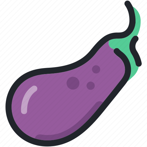 Aubergine, eggplant, food, fruit, gastronomy, vegetable icon - Download on Iconfinder