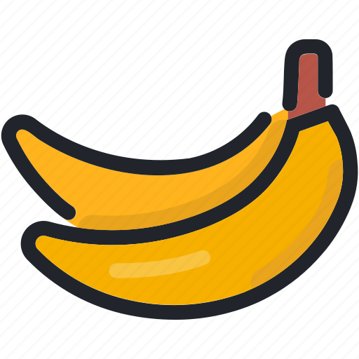 Banana, bananas, food, fruit, healthy, organic icon - Download on Iconfinder
