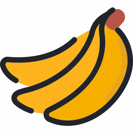 Banana, food, fruit, fruits, gastronomy, healthy icon - Download on Iconfinder
