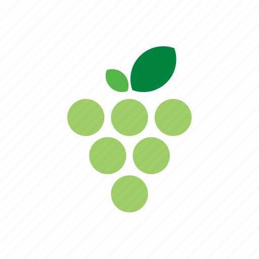 Food, fruit, grape, green icon - Download on Iconfinder