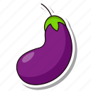 coloredbeans, eggplant