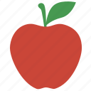 apple, red