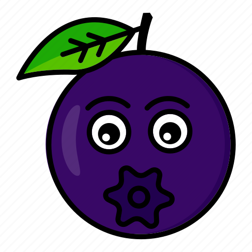 Blueberry, character, food, fruit, organic icon - Download on Iconfinder