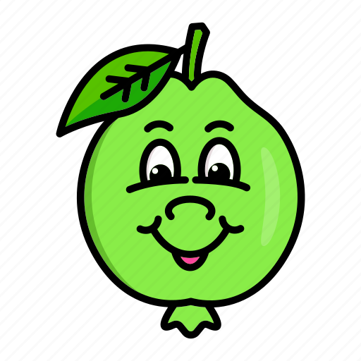 Character, food, fruit, guava, organic icon - Download on Iconfinder