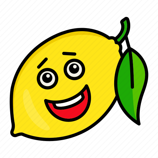Character, food, fruit, lemon, organic icon - Download on Iconfinder