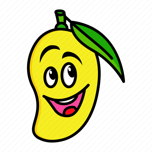 Character, food, fruit, mango, organic icon - Download on Iconfinder