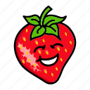 character, food, fruit, organic, strawberry 