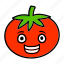 character, food, fruit, organic, tomato 