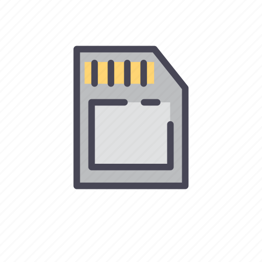 Tech, electronic, technology, sd card, memory card icon - Download on Iconfinder