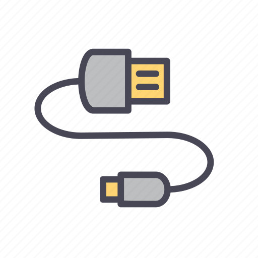 Tech, electronic, technology, cable data, charger cable icon - Download on Iconfinder