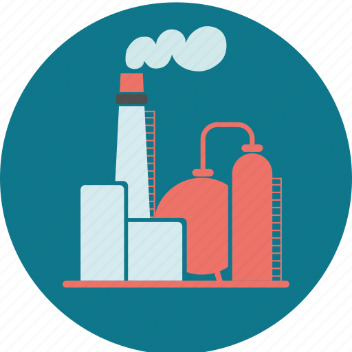 Building, energy, factory, fuel, industry, oil, pollution icon - Download on Iconfinder