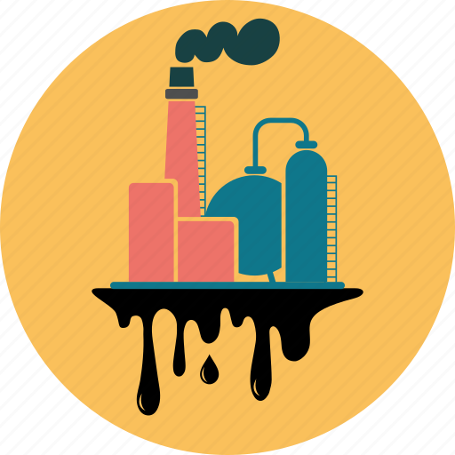 Building, energy, factory, fuel, industry, oil, pollution icon - Download on Iconfinder