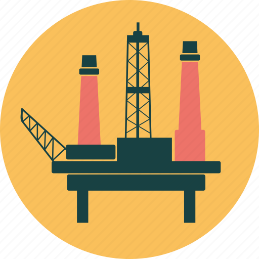 Drilling, energy, ocean, offshore, oil, ossil, platform icon - Download on Iconfinder